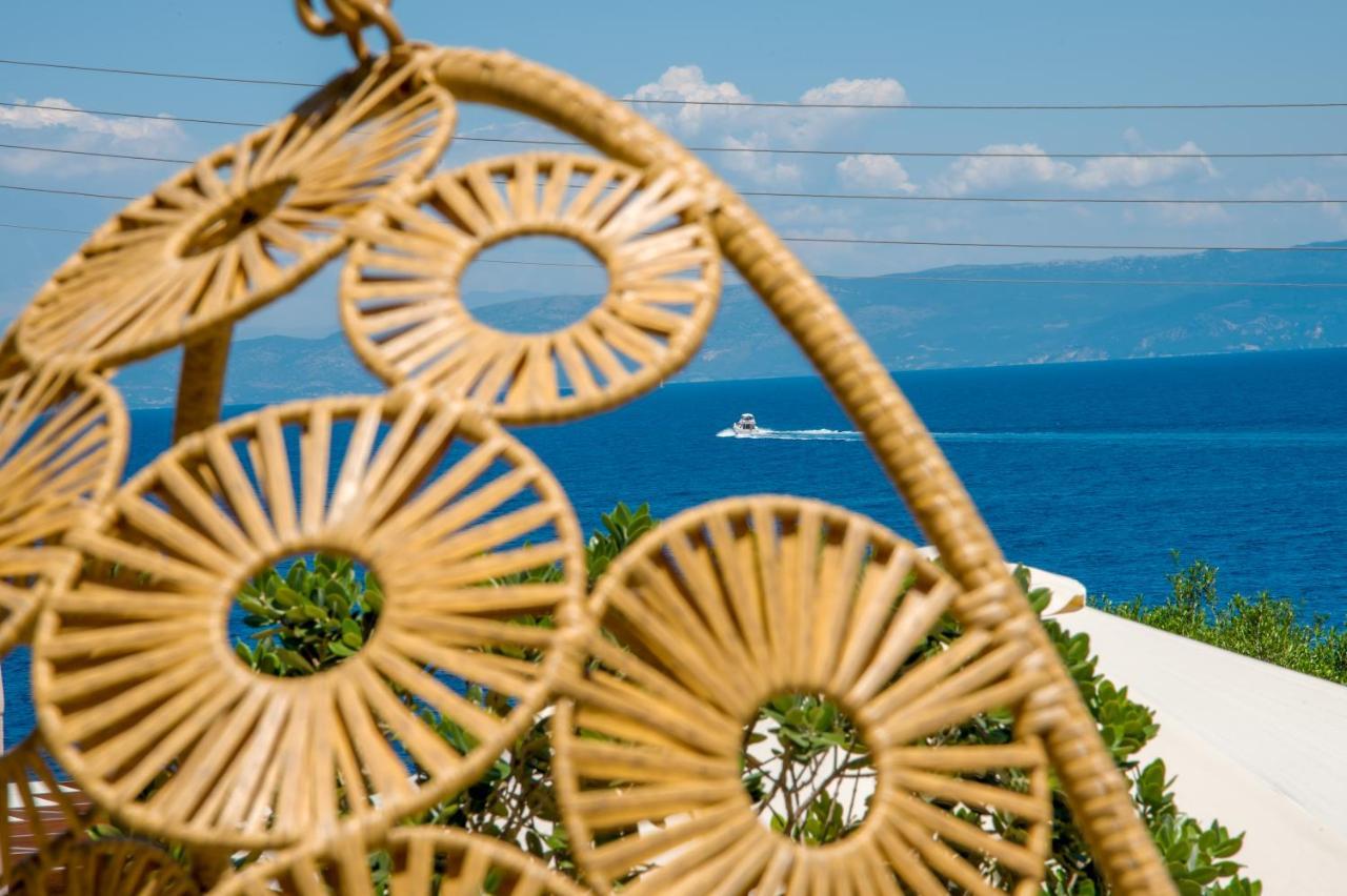 Villa Terra Del Nonno With Sea Views & Pool Gaios Exteriör bild